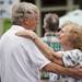Don (left) and Ila (right) Majeske ballroom dance in downtown Ann Arbor during the Dancing in the Streets Festival on Sunday. THey have been married for 57 years. Daniel Brenner I AnnArbor.com